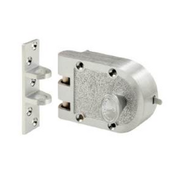 Single Cylinder Jimmy Proof Rim Mount Deadlock w/ Rim Cylinder - MTL™400